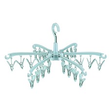 AHOYE 360°旋轉可折疊24夾晾曬夾, 單一顏色, 1個