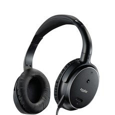 233621 覓靜人 頭戴式智能降噪耳機 附航空轉接頭＋收納包, 黑色, H501