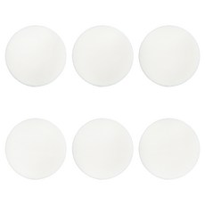 Darkness Dark Eye 錢包式高級NBR圓形粉撲 6入 + 拉鍊袋組合, 1套, 單一顏色(粉撲), 混合顏色(拉鍊袋)