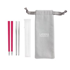 台灣第一筷 寶筷零接觸隨身筷, 夕陽紅, 筷子 + 束口袋 + 筷盒, 1組