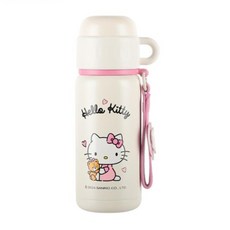 BEDDYBEAR 杯具熊 316不銹鋼 甜筒保溫杯, 500ml, 1個, 粉紅色 + 米色