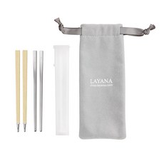 台灣第一筷 寶筷零接觸隨身筷, 鵝黃色, 筷子+束口袋+筷盒, 1組