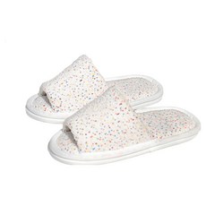 Buybeam 馬芬居家拖鞋 開口型, 1組, 白色