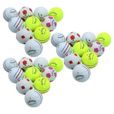 Callaway 卡拉威 Unique Epic Chrome Soft&ERC系列二手混合高爾夫球 A-級, 1組, 30顆, 混色