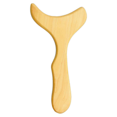 蕉蕉購物 櫸木魚尾全身疏通大面積刮痧板, 1個, 淺木色