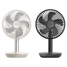 Lumena FAN STAND 3Z 桌上型擺頭隨行風扇 2件組, Beige + Green