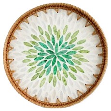 Skywiz 美麗螺鈿裝飾托盤, 混合色