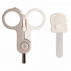 FaSoLa 圓頭安全設計 寶寶指甲剪套裝, 1組, 米色