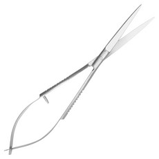 미미네아쿠아 손이편한 스프링 수초가위 직선형 실버, 1개