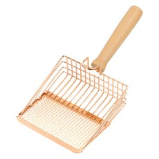 雙網格貓砂鏟, 1支, 玫瑰金