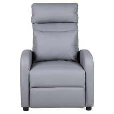 Hampton 漢汀堡 夏洛特貓抓皮面休閒躺椅 附腰枕, 淺灰色