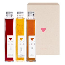 ILSANGDAWAN Honey Flower 迷你果釀3件組, 1套, 五味子果釀 + 梨桔梗果釀 + 薑果釀