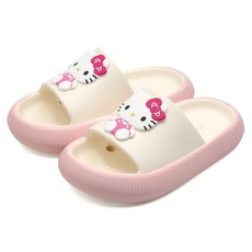 SHOELAMODE 女童款Hello Kitty軟拖鞋