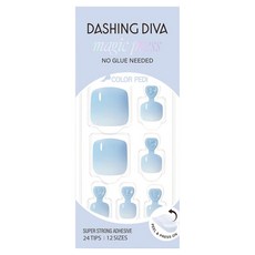 데싱디바 매직프레스 페디팁 세트, 플러피블루, 1개