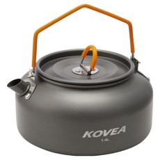 KOVEA 鋁製水壺 1.4, 黑色, 1個