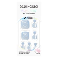 데싱디바 매직프레스 페디팁 세트, 러브스카이, 1개
