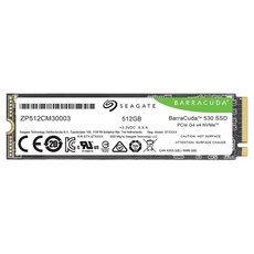 씨게이트 바라쿠다 530 M.2 NVMe SSD, ZP512CM30003, 512GB