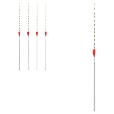 싸파 튜브 내림 찌 37cm, 레드, 5개
