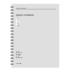 morning glory 6000 16開線圈橫線筆記, 1本, 顏色隨機