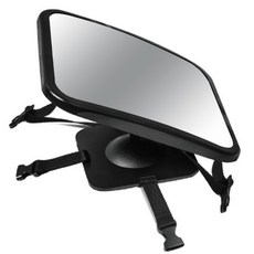 寶寶安全座椅觀察後照鏡, 黑色, 1個