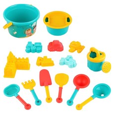 BUNNYLAND 海洋村莊沙灘玩具16件組, 1套, 混合顏色