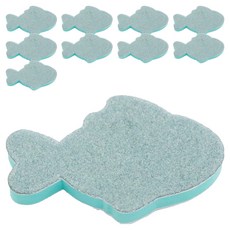 Mimineaqua 觀賞魚 新魚缸設置 水垢清潔器 魚造型, 10個