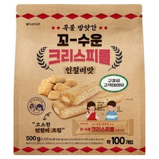 韓國 ivenet 穀物磨坊脆捲 黃豆粉年糕口味, 1袋, 500g