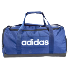 adidas 愛迪達 手提包 LINEAR DUFFEL M, 藍色, 1個