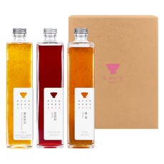 ILSANGDAWAN 雙溪名茶 蜂蜜花 大型蜜釀 3種套組, 1套, 五味子蜜釀 + 梨子桔梗蜜釀 + 生薑蜜釀