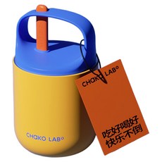 CHAKO LAB LQ環保隨行保溫保冷飽飽杯, 藍莓貝果, 450ml, 1個