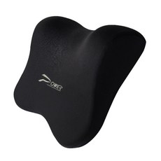 POWER S COOL涼感太空記憶舒壓頭枕, 黑色, 太空記憶棉, 專為亞洲人設計, 緩解駕車疲勞, 1個