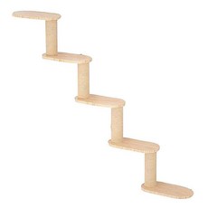 壁掛貓階梯, 原木色, 1個