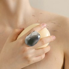 蕉蕉購物 去角質搓泥洗澡刷 米色 溫和 深層清潔 舒適握感, 1個, 1入