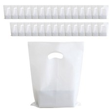 Sungwonvinyl 環形塑料袋 50 x 40cm 白色, 100ml, 100個