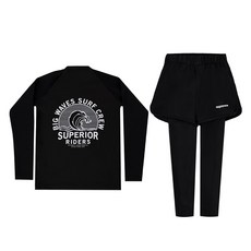 aquatica 兒童防曬泳衣上衣 + 短版水上運動褲套組AQA385+AQA421