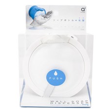 SANEI 三榮 無痕按壓式給皂器, 1個, 白色