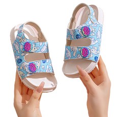 兒童三麗鷗角色魔鬼氈涼鞋