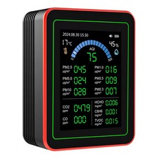 REQIR 十八合一 空氣檢測儀 數據輸出款 黑色, 1個