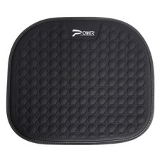 POWER S COOL 涼感凝膠蜂巢按摩坐墊, 黑色, 1個