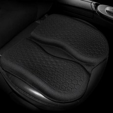 WELLITE 蜂巢凝膠矽膠坐墊, 黑色, 透氣減壓, 人體工學設計, 1個