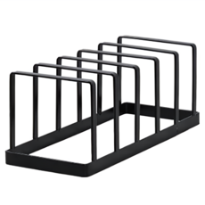 ONE HOUSE 艾利框型盤架 5格, 1個, 黑色