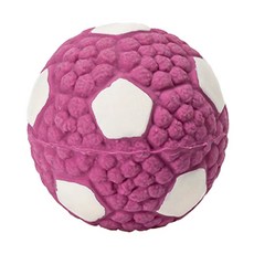 EETOYS 宜特 寵物乳膠球玩具, 紫色足球, 1個