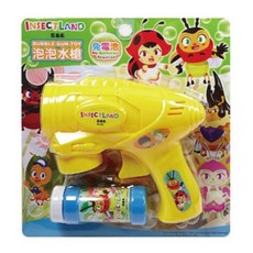 Insect Park 昆蟲島 免電池泡泡槍, 黃色, 1個