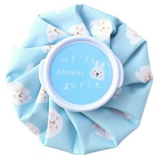 FANCY LIFE 圓形冷熱敷袋 藍色小狗, 1個