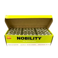 NOBILITY 綠能環保碳鋅家用3號電池 1.5V, 60顆, 1盒