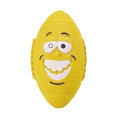 EETOYS 宜特 寵物乳膠球玩具, 49 憨笑橄欖球, 1個