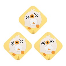 Lestar yey 卡通矽膠防蟲防臭水槽 地漏蓋 元氣黃, 3個