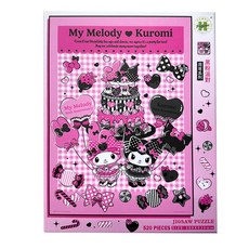 HUNDRED PICTURES 百耘圖 My Melody&Kuromi 美樂蒂&酷洛米 周年系列 黑粉派對拼圖 HP0520-271 53 x 38cm, 多色, 520片, 1盒