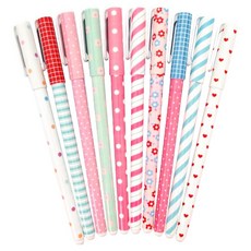 Sweet Color 凝膠筆10件組, 1套, 混色