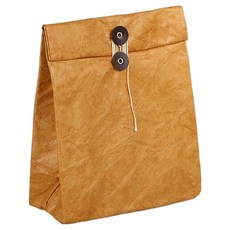 復古感性風格牛皮紙感便當袋 BRP407, 素色, 1個